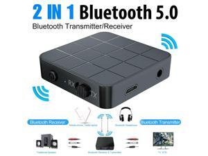 2-in-1 Bluetooth 5.0 Wireless Audio Aux 3.5mm Adapter Transmitter and Receiver 2-in-1 Bluetooth 5.0 Wireless Audio Aux 3.5mm Adapter Transmitter and Receiver