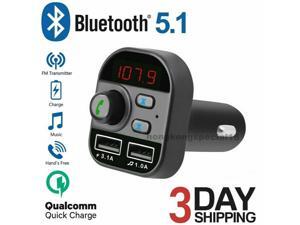 Bluetooth In-Car Wireless FM Transmitter MP3 Radio Adapter Car Kit Charge 2 USB Bluetooth In-Car Wireless FM Transmitter MP3 Radio Adapter Car Kit Charge 2 USB