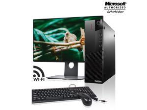 Refurbished: Lenovo ThinkCentre M83 Small Form Factor (SFF ) Grade A PC Computer Core i5 4th Gen 4570 @ 3.20Ghz (Upto 3.6Ghz) 16GB RAM 256GB SSD  / USB 3.0 / With BrandNew 27" Free Keyboard & Mouse