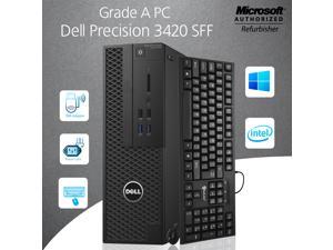 Business PC -Dell Precision 3420 SFF (Small Form Factor) Desktop Core i5 6th Gen 6500 (Upto 3.60Ghz) 16GB Memory (Support upto 64GB Memory) 512GB SSD HDMI / USB 3.0 Win 10 Pro Free WiFi Adapter