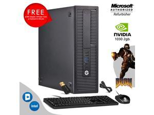 Refurbished: Gaming PC Computer- HP EliteDesk 800 G1 SFF Desktop