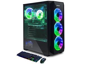 Gaming Desktop AQVIN ZForce Computer, Intel i7 8 core Processor upto 4.70  GHz, Windows 11 Pro, AMD Radeon RX 6500XT 4GB GDDR6 Gaming Card, 1TB SSD -  
