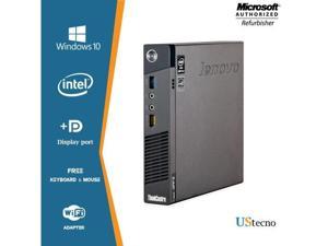 Lenovo Grade A Desktop Computer M93P Intel Core i5 4th Gen 4570T (2.90 GHz) 8 GB DDR3 256 GB SSD Windows 10 Pro - US TECNO
