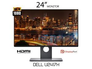 Dell 24" UltraSharp Monitor U2417H, Resolution -1920 x 1080, Brightness 250 cd/m² , HDMI, USB 3.0 Dell 24" UltraSharp Monitor U2417H, Resolution -1920 x 1080, Brightness 250 cd/m² , HDMI, USB 3.0