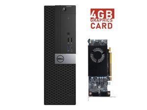 Gaming Desktop PC Dell Optiplex 7050 SFF i7 upto 400 Ghz 16GB DDR4 Memory 512GB SSD AMD Radeon RX 550 4GB Graphics Card HDMI Wifi Windows 10 Pro with New Keyboard  Mouse