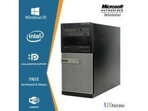 Grade A- Dell Optiplex 7020 Tower PC Computer Intel Core i5 4th Gen 4570 8GB 1TB HDD DVD Windows 10 Professional New Free Keyboard, Mouse,Power cord,WiFi Adapter Grade A- Dell Optiplex 7020 Tower PC Computer Intel Core i5 4th Gen 4570 8GB 1TB HDD DVD Windows 10 Professional New Free Keyboard, Mouse,Power cord,WiFi Adapter