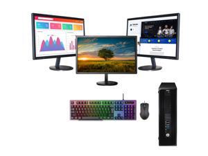 HP WorkStation Z240 Small Form Factor Desktop Computer New Triple(3) 24 inch Monitors with HDMI Intel Core i5 6500 3.4GHz 16GB DDR4 RAM 1TB SSD Bluetooth WiFi Gaming Keyboard and Mouse HP WorkStation Z240 Small Form Factor Desktop Computer New Triple(3) 24 inch Monitors with HDMI Intel Core i5 6500 3.4GHz 16GB DDR4 RAM 1TB SSD Bluetooth WiFi Gaming Keyboard and Mouse