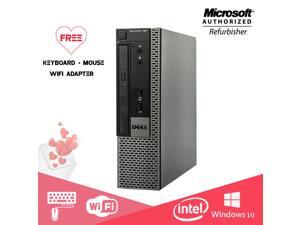 Dell Optiplex 990 USFF Computer Intel Core i5 2400S 8GB 256GB SSD DVD Windows 10 Home Free New keyboard, Mouse,Power cord,WiFi Adapter Dell Optiplex 990 USFF Computer Intel Core i5 2400S 8GB 256GB SSD DVD Windows 10 Home Free New keyboard, Mouse,Power cord,WiFi Adapter