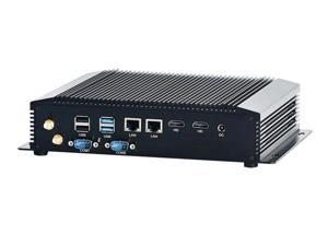 Industrial Embedded PC, Mini Computer, Intel Core I7 1065G7, HUNSN IM09, IPC, Windows 11 Pro or Linux Ubuntu, WOL, PXE Supported, 2 x LAN, 2 x HDMI, 2 x COM, Smart Fan, 16G RAM, 512G SSD