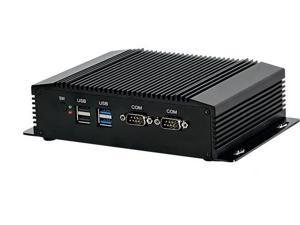 Fanless Mini PC, Desktop Computer, Intel Core I5 4200Y / 4300Y, HUNSN BM05,  HTPC, Kodi Box, Windows 11 or Linux Ubuntu, AC WiFi, BT, VGA, HDMI, LAN, 4 