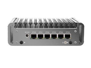 Micro Firewall Appliance, Mini PC, pFsense Plus, Mikrotik, OPNsense, VPN,  Router PC, Intel Core I7 1165G7, HUNSN RJ17a, AES-NI, 6 x Intel 2.5GbE