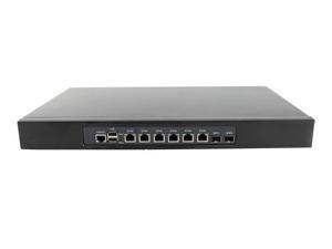 1U Firewall Appliance, pFsense, HUNSN RS46, C236 with Intel Core I5 9400,  Mikrotik, OPNsense, VPN, Network Rackmount, AES-NI, 8 x Intel Gigabit LAN, 