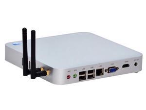 HUNSN Fanless Mini PC, Intel Celeron 1007U, Desktop Computer, HTPC, Kodi Box, Windows 10 Pro/Linux Ubuntu, BM08, AC WiFi2.4+5Ghz/BT4.0/VGA/HDMI/6USB2.0/LAN, (4G RAM/64G SSD) HUNSN Fanless Mini PC, Intel Celeron 1007U, Desktop Computer, HTPC, Kodi Box, Windows 10 Pro/Linux Ubuntu, BM08, AC WiFi2.4+5Ghz/BT4.0/VGA/HDMI/6USB2.0/LAN, (4G RAM/64G SSD)