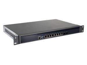 1U Rackmount Firewall, Mikrotik, VPN, Intel 3855U / 3865U / 3965U, NRS07, Network Appliance, Router PC, AES-NI/8 Intel LAN/2 Optical SFP/2USB3.0/COM/VGA,(8G RAM/256G SSD)
