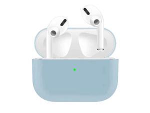 For Airpods Pro Silicone Earphone Case For Airpods Pro Shockproof Cases For Apple Bluetooth Headset Protective Cover Light blue For Airpods Pro Silicone Earphone Case For Airpods Pro Shockproof Cases For Apple Bluetooth Headset Protective Cover Light blue