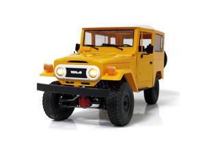 WPL C34KM 1/16 Metal Edition Kit 4WD 2.4G Buggy Crawler Off Road RC Car 2CH Vehicle Models With Head Light yellow 1/16 WPL C34KM 1/16 Metal Edition Kit 4WD 2.4G Buggy Crawler Off Road RC Car 2CH Vehicle Models With Head Light yellow 1/16
