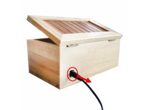 Wooden Useless Box Leave Me Alone Box Most Useless Machine Don't Touch Tiger Toy Gift with Light USB Charging Black Wooden Useless Box Leave Me Alone Box Most Useless Machine Don't Touch Tiger Toy Gift with Light USB Charging Black
