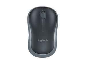 Logitech M186 Mouse Optical Ergonomic 2.4GHz Wireless USB 1000DPI Mice Opto-electronic Both Hands Mouse for Office Home Laptop gray