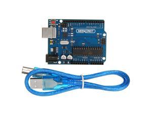 3Pcs Geekcreit Arduino Compatible UNO R3 ATmega16U2 AVR USB Development Main Board