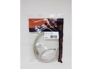 USB 2.0 A to A Male to Female Extension Cable 10', Shielded, Transparent Silver USB 2.0 A to A Male to Female Extension Cable 10', Shielded, Transparent Silver