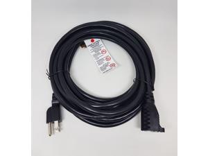 AC Power Cord Extension Male to Female – 16 AWG, Black 25 ' (CSA / CUL ), Wall to Computer AC Power Cord Extension Male to Female – 16 AWG, Black 25 ' (CSA / CUL ), Wall to Computer