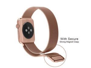 Magnetic Milanese Loop Metal Watch Strap Apple Series 4 40mm/Series 3 2 1 38mm Magnetic Milanese Loop Metal Watch Strap Apple Series 4 40mm/Series 3 2 1 38mm