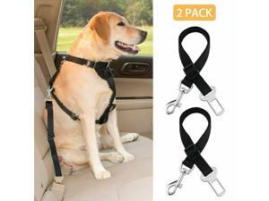 2 Pack Cat Dog Pet Safety Seatbelt for Car Seat Belt Adjustable Harness Lead 2 Pack Cat Dog Pet Safety Seatbelt for Car Seat Belt Adjustable Harness Lead