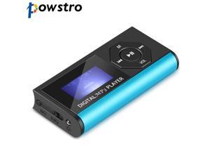 Powstro NEW LCD Display Digital Music MP3 Player No Memory Max Support 16 GB Micro SD Card TF Card With USB Charging Cable Powstro NEW LCD Display Digital Music MP3 Player No Memory Max Support 16 GB Micro SD Card TF Card With USB Charging Cable