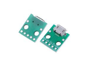 5pcs 5pin female connector MICRO USB to DIP Adapter B type pcb converter pinboard 2.54 5pcs 5pin female connector MICRO USB to DIP Adapter B type pcb converter pinboard 2.54
