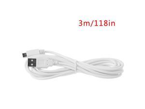 3m White USB Data Charging Adapter Cable For Nintendo Wii U Gamepad Controller 3m White USB Data Charging Adapter Cable For Nintendo Wii U Gamepad Controller