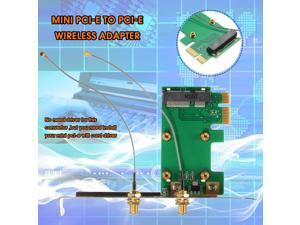 Best Promotion 1PC 802.11n Wireless WIFI Mini PCI-E Card To PCI-E Wlan Adapter Expansion Card Best Promotion 1PC 802.11n Wireless WIFI Mini PCI-E Card To PCI-E Wlan Adapter Expansion Card