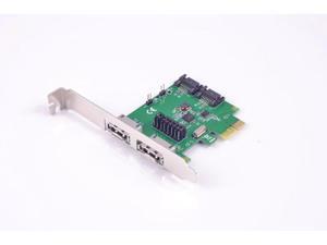 PCI-Express to 2 Port Internal SATA3.0 Expansion Card with 2 Port External eSATA