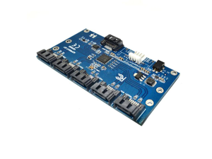 SATA Expansion Card 1 to 5 Port SATA3.0 Controller Card Motherboard SATA Port Multiplier Riser Card HUB Adapter for HDD Computer SATA Expansion Card 1 to 5 Port SATA3.0 Controller Card Motherboard SATA Port Multiplier Riser Card HUB Adapter for HDD Computer