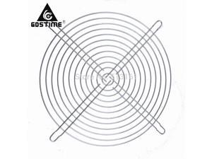 Metal 200mm PC Computer Fan Grill Mounting Finger Guard Protection Cover,Pack of 2