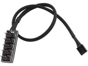 4-Pin PWM Fan Power Supply Cable 1 to 5 Splitter 5 Way PC Case Internal Motherboard Fan Power Extension Cable Cord Wire for ATX Computer Case 4-Pin and 3-Pin Cooling Fans 13 inch 4-Pin PWM Fan Power Supply Cable 1 to 5 Splitter 5 Way PC Case Internal Motherboard Fan Power Extension Cable Cord Wire for ATX Computer Case 4-Pin and 3-Pin Cooling Fans 13 inch