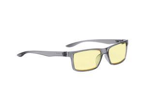 Gunnar Vertex, Advanced Gaming Glasses, Smoke Transparent Frames, Amber Lens, Blue Light and 100% UV Protection, VER-06701