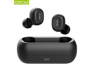 QCY qs1 earphones Bluetooth 5.0 TWS headphone mini invisible 3D HiFi stereo wireless headset with power bank charging box/T1C