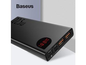 Baseus 20000mAh Power Bank for Huawei iPhone 11 USB PD Fast Charging+Quick Charge 4.0 3.0 SCP Type C Powerbank External Battery