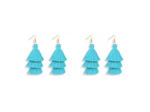 2X Fashion Charm Crystal Silk Tassel Rhinestone Cap Fringe Dangle Earrings Women 2X Fashion Charm Crystal Silk Tassel Rhinestone Cap Fringe Dangle Earrings Women