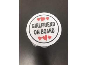 Bumper Sticker Girlfriend On Board Car Window Bumper Vinyl Bumper Sticker Girlfriend On Board Car Window Bumper Vinyl