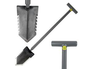 Lesche T- Handle 31" Heavy Duty Metal Detector Shovel Double Serrated Blade Lesche T- Handle 31" Heavy Duty Metal Detector Shovel Double Serrated Blade