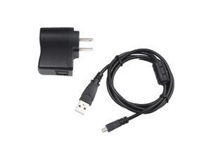 AC/DC Power Adapter Battery Charger USB Cord For  Cybershot DSC-W730 Camera