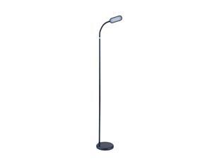 LED Floor Lamp with Adjustable Gooseneck, Adjustable Color Temperature, and Color Settings - Black LED Floor Lamp with Adjustable Gooseneck, Adjustable Color Temperature, and Color Settings - Black