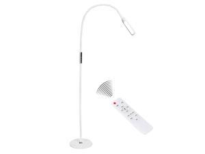 LED Floor Lamp | LED Light Lamp | Remote Control & Touch | Adjustable Flexible Gooseneck | by Syrinx (White) LED Floor Lamp | LED Light Lamp | Remote Control & Touch | Adjustable Flexible Gooseneck | by Syrinx (White)