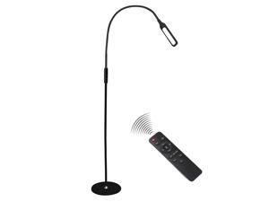 LED Floor Lamp | LED Light Lamp | Remote Control & Touch | Adjustable Flexible Gooseneck | by Syrinx (Black) LED Floor Lamp | LED Light Lamp | Remote Control & Touch | Adjustable Flexible Gooseneck | by Syrinx (Black)