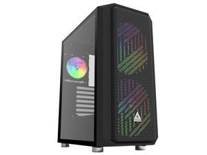 Montech Air X ARGB - Black ATX Mid-Tower Gaming Case/ Super High Airflow/ Pull Out Tempered Glass/ Metallic Diamond Mesh Front Panel/ 2 x 200mm ARGB Fans & 1 x 120mm ARGB Fan & Fan Controller Montech Air X ARGB - Black ATX Mid-Tower Gaming Case/ Super High Airflow/ Pull Out Tempered Glass/ Metallic Diamond Mesh Front Panel/ 2 x 200mm ARGB Fans & 1 x 120mm ARGB Fan & Fan Controller