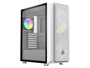 Montech Air X ARGB - White ATX Mid-Tower Gaming Case/ Super High Airflow/ Pull Out Tempered Glass/ Metallic Diamond Mesh Front Panel/200mm ARGB Fans*2 & 120mm ARGB Fan*1 & Fan Controller Pre-Installed Montech Air X ARGB - White ATX Mid-Tower Gaming Case/ Super High Airflow/ Pull Out Tempered Glass/ Metallic Diamond Mesh Front Panel/200mm ARGB Fans*2 & 120mm ARGB Fan*1 & Fan Controller Pre-Installed