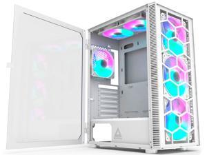 Montech X3 Glass 6pcs, 3 x 140mm& 3 x 120mm Fixed RGB Lighting Fans ATX Mid-Tower PC Gaming Case, USB3.0, Door Open Tempered Glass Side Panel, High Airflow, White Montech X3 Glass 6pcs, 3 x 140mm& 3 x 120mm Fixed RGB Lighting Fans ATX Mid-Tower PC Gaming Case, USB3.0, Door Open Tempered Glass Side Panel, High Airflow, White