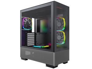 Montech Sky Two ATX Gaming Mid Tower Computer Case | Dual Tempered Glass | ...