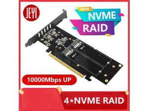 Plugadget M.2 X16 TO 4X NVME PCIE3.0 GEN3 X16 TO 4*NVME RAID CARD PCI-E VROC CARD RAID Hyper M.2X16 M2X16 4X X4 NVME*4 RAID